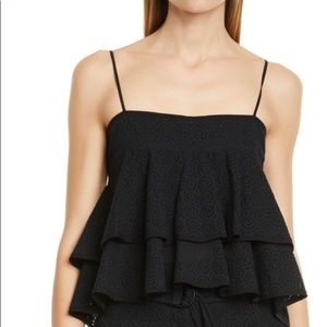 COPY - A.L.C PRESLEY BLOUSE BLACK SIZE S